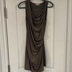 Reformation cowl neck mini dress